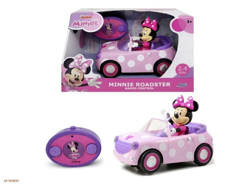 Rc auto na diaľkové ovládanie Minnie Roadster ružové