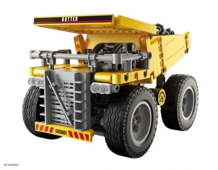 CaDa stavebnica kocky - nákladné auto sklápač Heavy Duty Truck 372 dielov