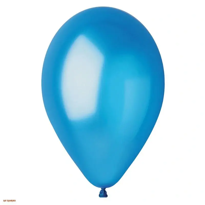 LATEXOVÝ BALÓN 30 CM - METALICKÝ MODRÝ