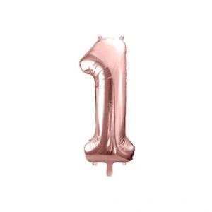 FOLIOVÁ ČÍSLICA - ROSE GOLD 1 - 86 CM