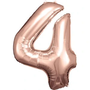 FOLIOVÁ ČÍSLICA - ROSE GOLD 4 - 86 CM