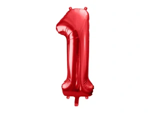 FOLIOVÁ ČÍSLICA - ČERVENÁ 1 - 86 CM