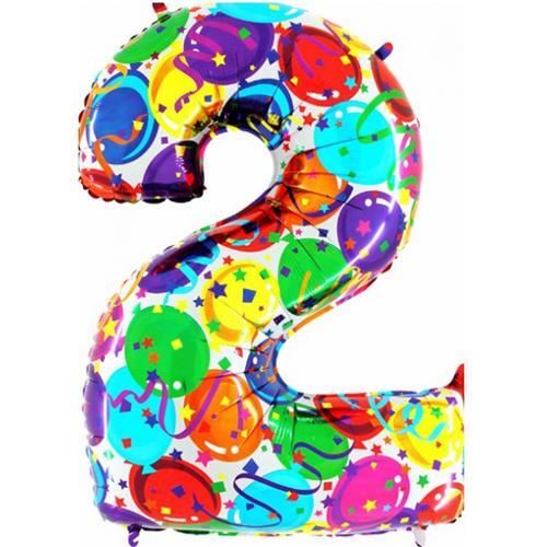 FOLIOVÁ ČÍSLICA 2- PÁRTY - 102 CM