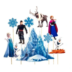 Zápichy do torty / candy bar - Frozen 9 ks