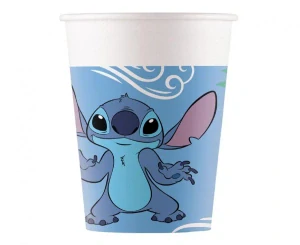 PAPIEROVÉ PÁRTY POHÁRE / STITCH / 8 KS