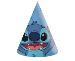 PAPIEROVÉ PÁRTY ČIAPKY STITCH 6 KS