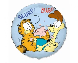 FÓLIOVÝ BALÓNIK GARFIELD A ODDIE OKRÚHLY 45 CM