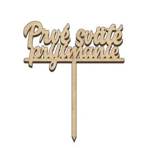 Zápich do torty - Prvé sväté prijímanie - drevený