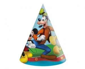 PAPIEROVÉ PÁRTY ČIAPKY MICKEY MOUSE 6 KS