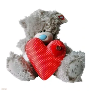 HRAČKA PLYŠOVÝ MEDVEDÍK SRDCE / 30 CM