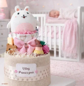 PLIENKOVÁ TORTA PRE DIEVČATKO- VITAJ PRINCEZNÁ