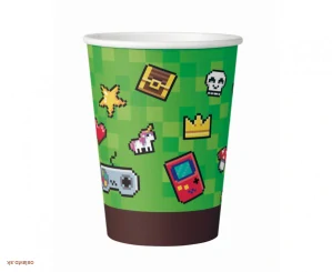 Papierové párty poháre Game On – gaming párty (6 ks)