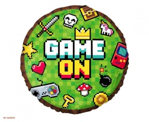 Fóliový balón Minecraft Game On 36 cm