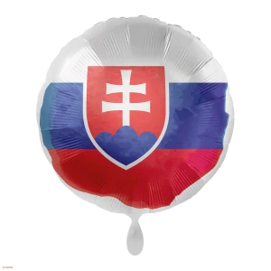 Fóliový balón Slovenská vlajka 43 cm