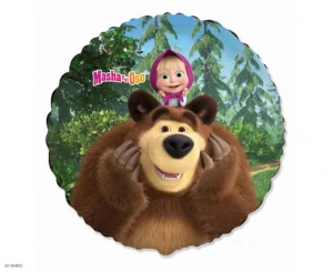 Fóliový balón Máša a medveď (Masha and the Bear) 45 cm