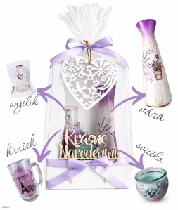 Darčekový box pre ženu – levanduľový set k narodeninám
