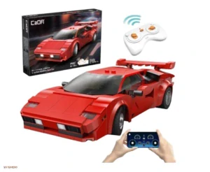 RC stavebnica - CaDA kocky Red Shadow športové auto 328 dielov 
