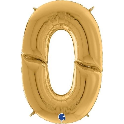FOLIOVÁ ČÍSLICA - ZLATÁ 0 - 163 CM