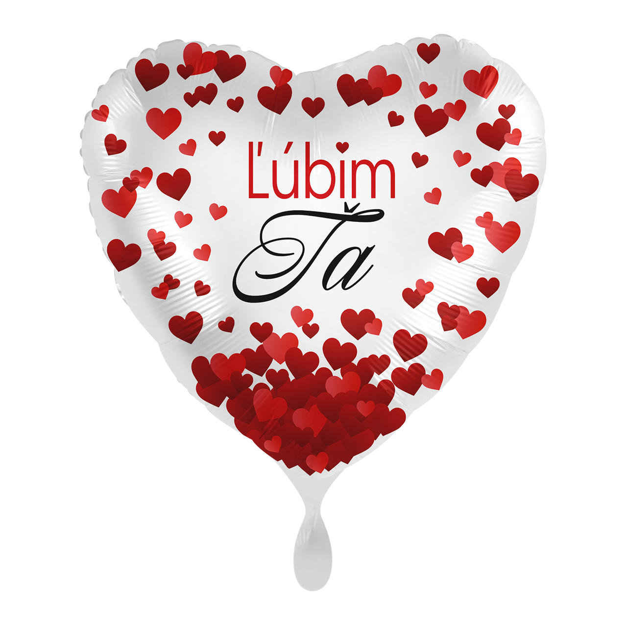 FÓLIOVÝ BALÓNIK ĽÚBIM ŤA SK - 43 CM