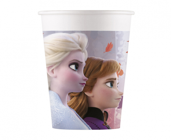 PAPIEROVÉ PÁRTY POHÁRE / FROZEN 2 / ĽADOVÉ KRÁĽOVSTVO 2  / 8 KS