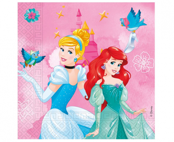 PAPIEROVÉ OBRÚSKY DISNEY PRINCESS 20 KS