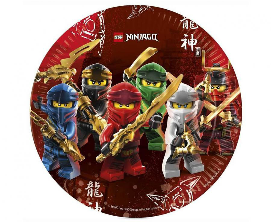 PAPIEROVÉ TANIERE / LEGO NINJAGO 23 CM - 8 KS