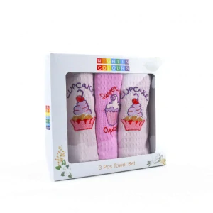 Kuchynské utierky vaflové "CUPCAKES"