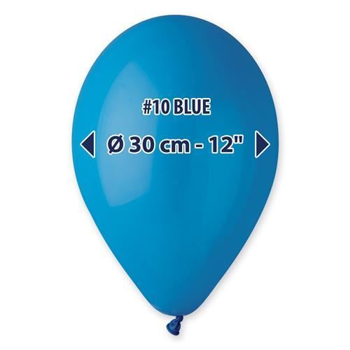 LATEXOVÝ BALÓN 30 CM - MODRÝ