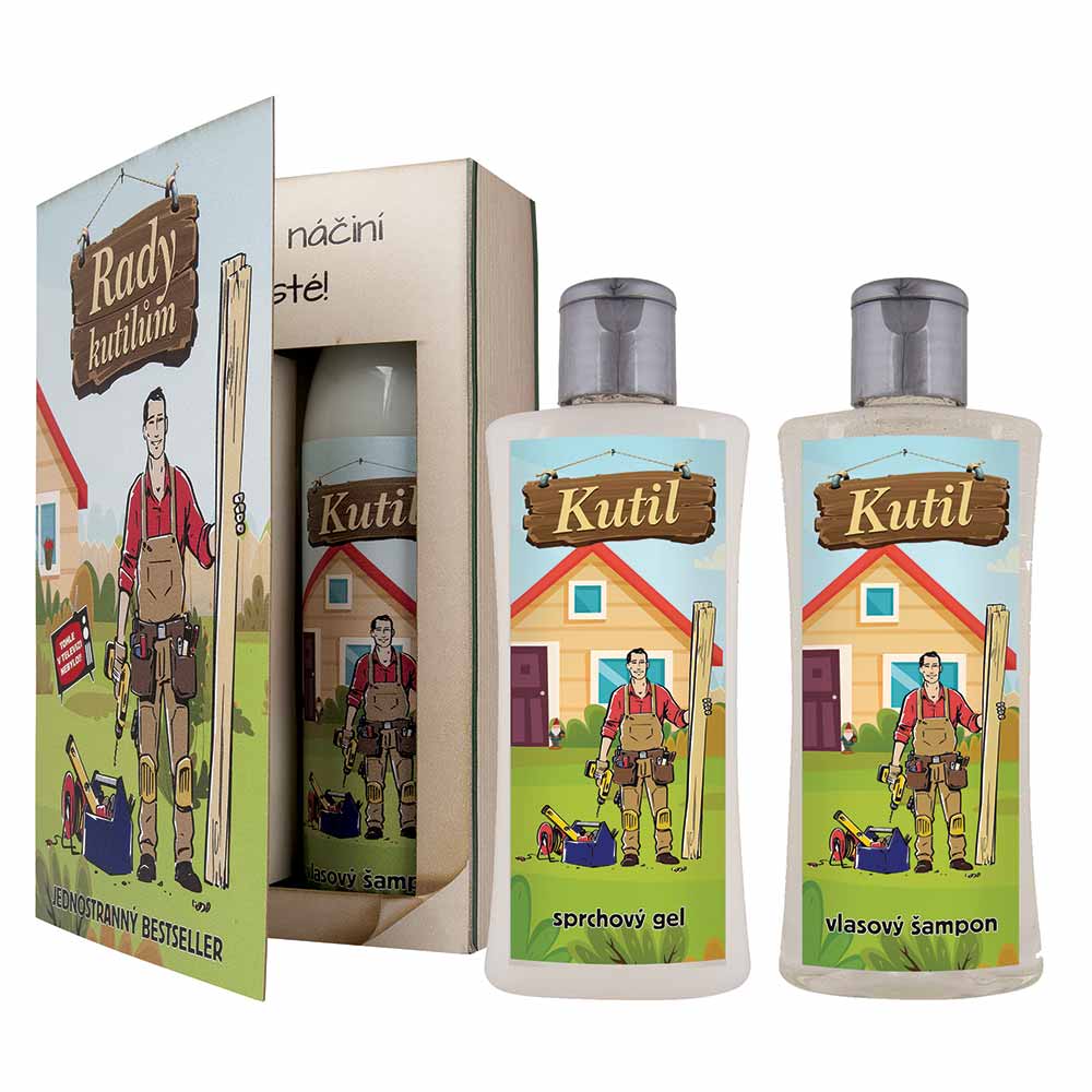 Kozmetická sada kniha pre domácich majstrov - gél 250 ml a šampón 250 ml