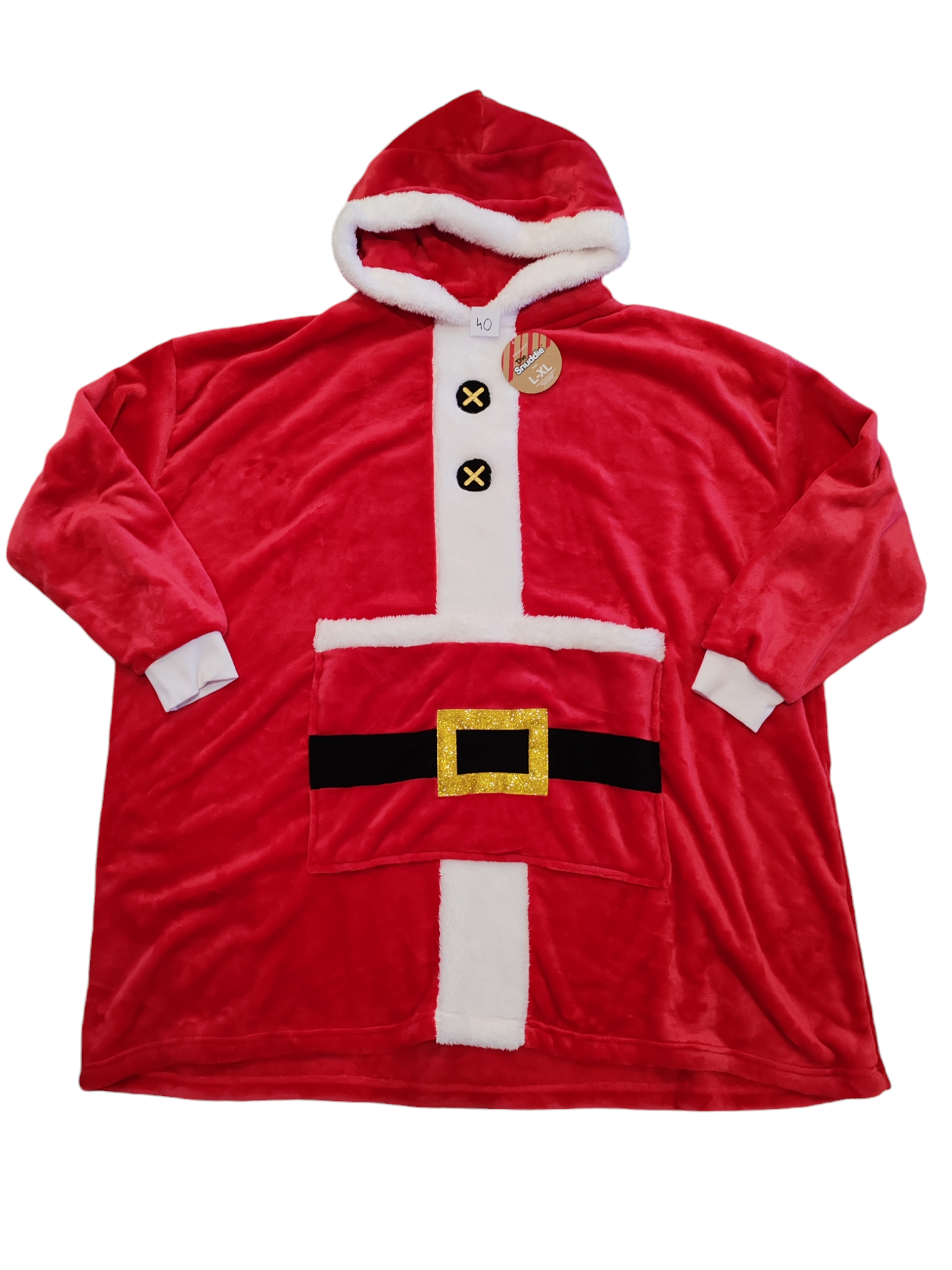 Vianočná teplá Mikina /Mikinová Deka mikroplyš  L- XL