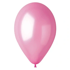 LATEXOVÝ BALÓN 30 CM - METALICKÝ RUŽOVÝ