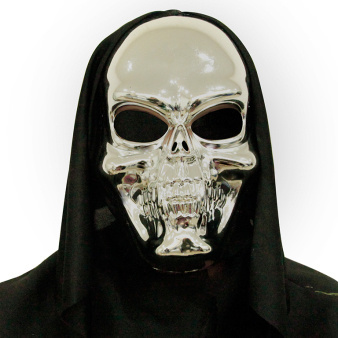 HALLOWEENSKA MASKA - LEBKA - STRIEBORNÁ