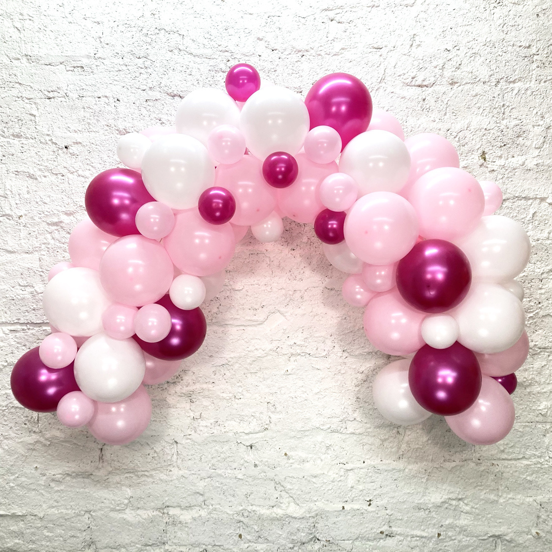 SADA NA BALÓNOVÚ GIRLANDU RUŽOVÁ - 3M