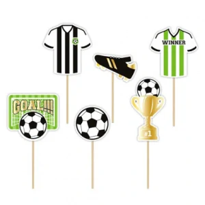 Zápichy do torty / candy bar - Futbal 6ks