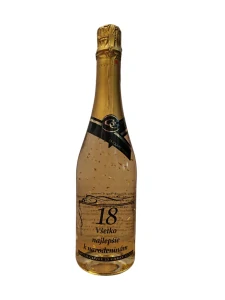 Víno s 23-karátovým zlatom - Gold Cuvee k 18. Narodeninám - 0,75 l
