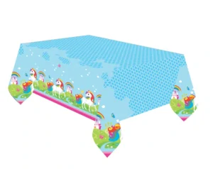 PLASTOVÝ PÁRTY OBRUS JEDNOROŽEC 120 X 180 CM