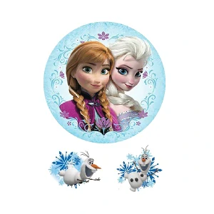 Jedlý obrázok / Frozen - Ľadové kráľovstvo 20 cm / 1+2 ks