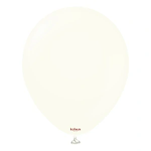LATEXOVÝ BALÓN 30 CM - RETRO WHITE