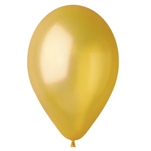 LATEXOVÝ BALÓN 30 CM - METALICKÝ ZLATÝ