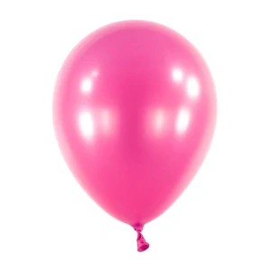 LATEXOVÝ BALÓN 30 CM - METALICKÝ RUŽOVÝ HOT PINK