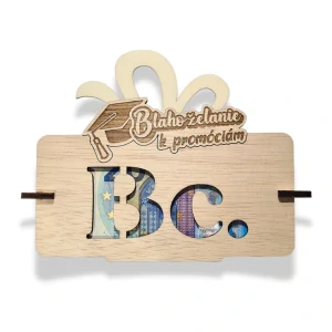 VTIPNÝ DARČEK OBÁLKA / BLAHOŽELANIE PROMÓCIE Bc. BAKALÁR