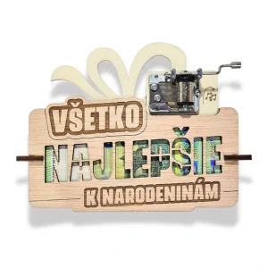 VTIPNÝ DARČEK OBÁLKA / VŠETKO NAJLEPŠIE K NARODENINÁM S VERKLIKOM