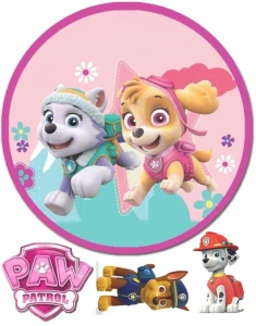 JEDLÝ OBRÁZOK FONDÁN / LABKOVÁ PATROLA RUŽOVÁ 20 CM / 1+ 3 KS