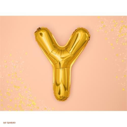 FÓLIOVÉ PÍSMENO Y ZLATÉ 35 CM