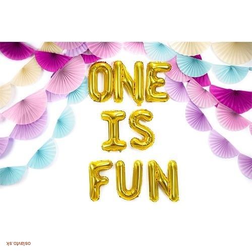 FÓLIOVÉ PÍSMENO U ZLATÉ 35 CM