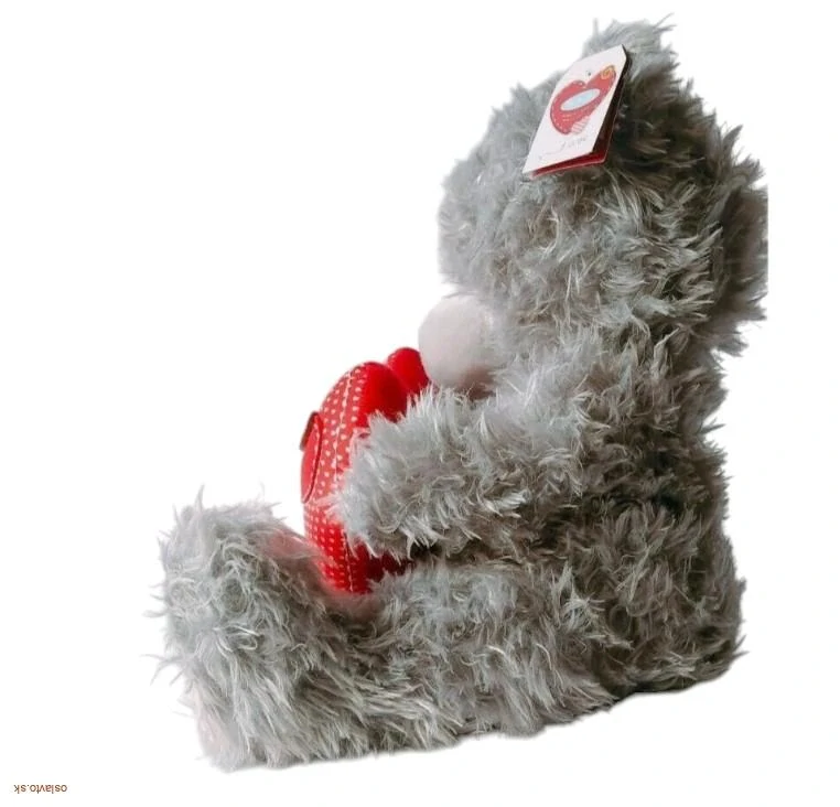 HRAČKA PLYŠOVÝ MEDVEDÍK SRDCE / 30 CM