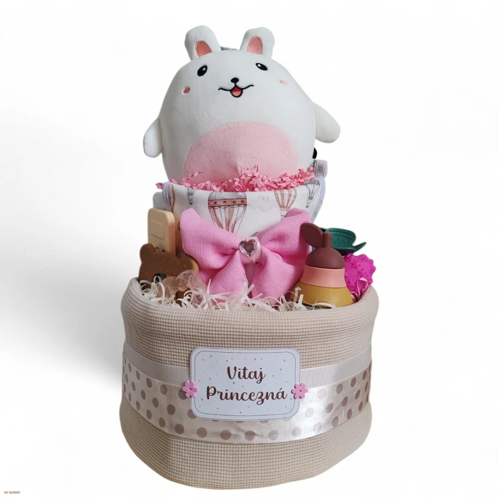 PLIENKOVÁ TORTA PRE DIEVČATKO- VITAJ PRINCEZNÁ