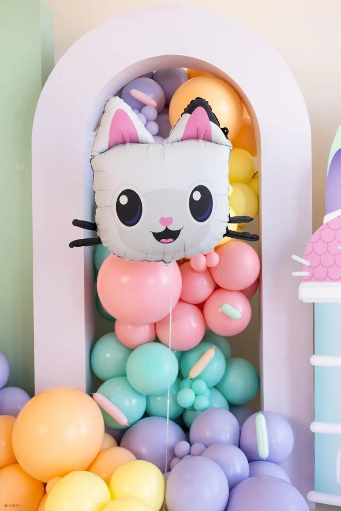 Fóliový balón Gabby’s Dollhouse – Pandy – 65 cm