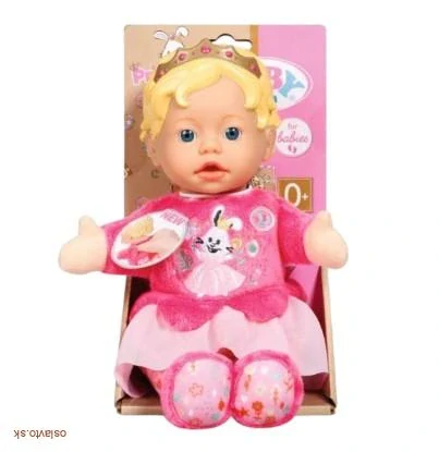 Bábika BABY born for babies Princezná 26 cm – mäkká bábika pre bábätká