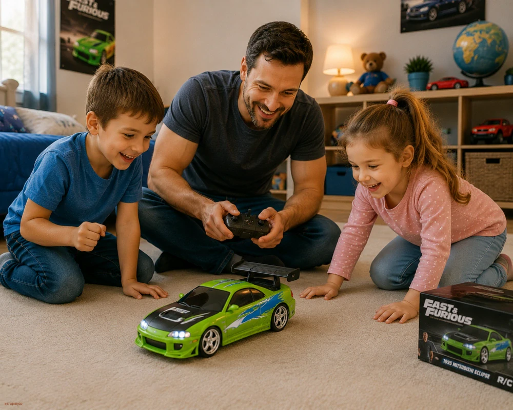 RC auto na diaľkové ovládanie Fast & Furious 1995 Mitsubishi Eclipse 1:16